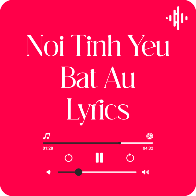 Bui Anh Tuan Noi Tinh Yeu Bat Dau Lyrics