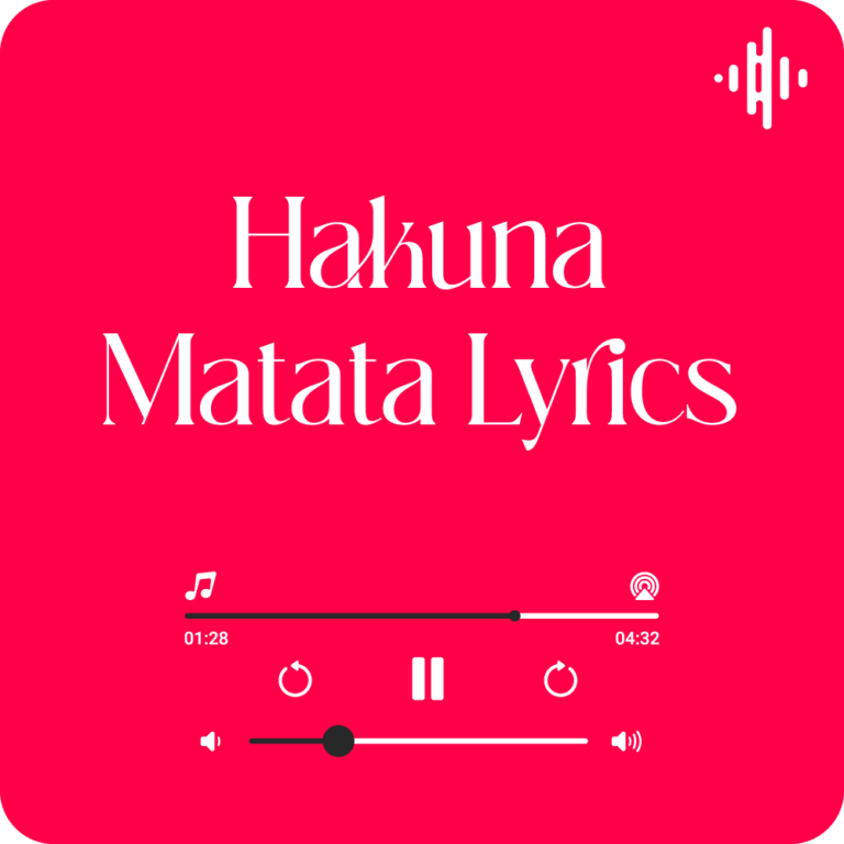 Hakuna Matata Lyrics The Lion King