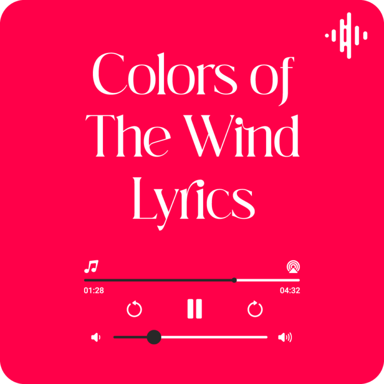 Vanessa Williams Colors of The Wind Lyrics