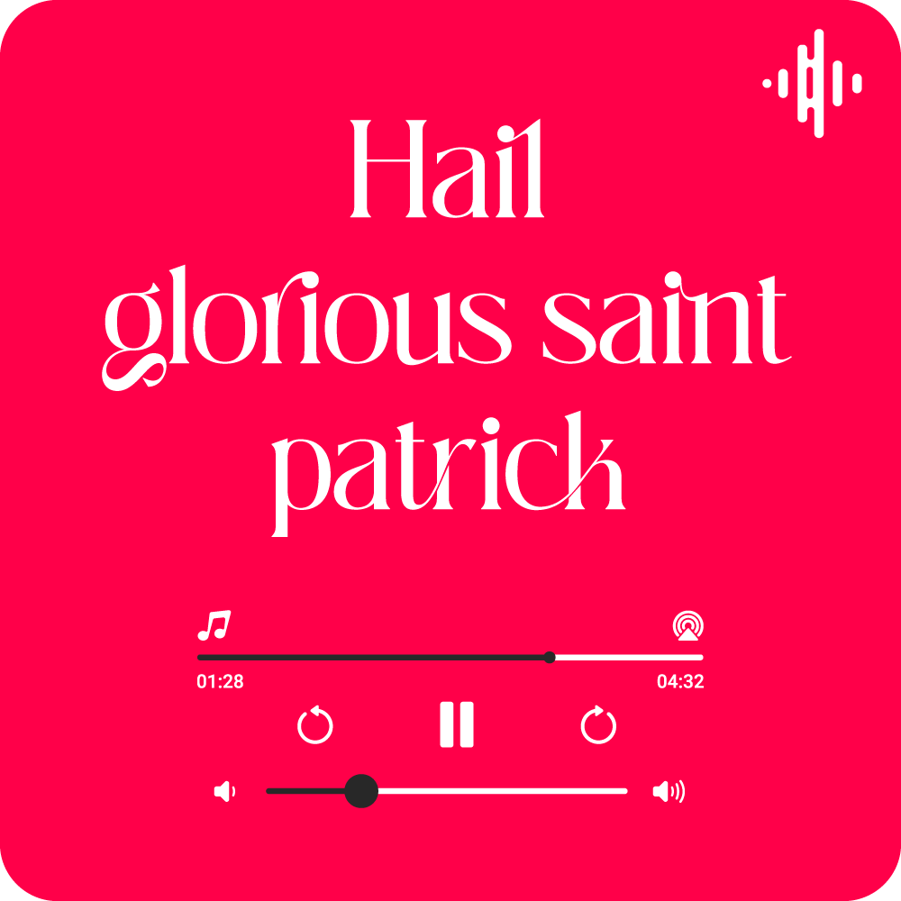 Hail glorious saint patrick lyrics Daniel O’Donnell