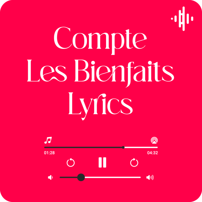 Compte Les Bienfaits Lyrics with English Translation Sebastian Demrey & Jimmy Lahaie