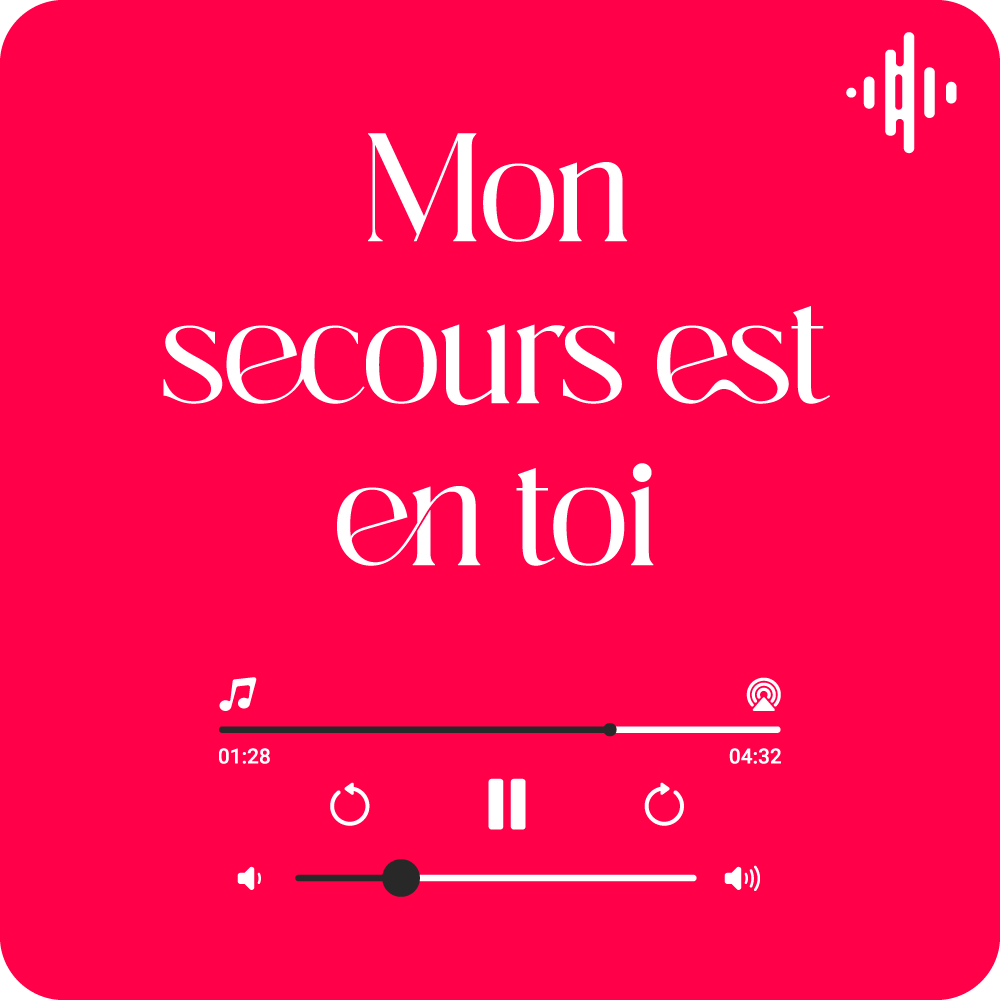 Mon secours est en toi Lyrics with English Translation